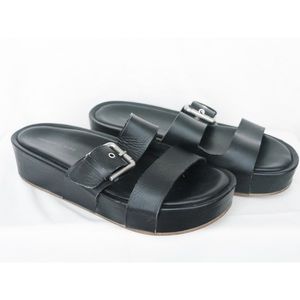 Treasure & Bond platform double buckle sandal